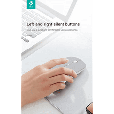 Devia vezeték nélküli egér - Lingo Series 2.4G+Wireless Dual Mode Mouse - szürke (ST379710)