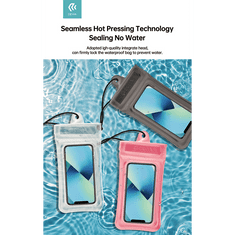 Devia univerzális vízálló védőtok max. 7" méretű készülékekhez - Mobile Phone Floating Waterproof Bag - fekete (ST364372)