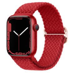BStrap Elastic Nylon szíj Apple Watch 38/40/41mm, red