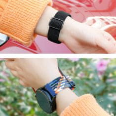 BStrap Elastic Nylon szíj Xiaomi Haylou Solar LS05, rainbow