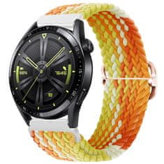 BStrap Elastic Nylon szíj Garmin Vivoactive 3, fragrant orange