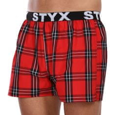 Styx 3PACK Tarka férfi klasszikus boxeralsó sport gumi (3B10123) - méret XXL