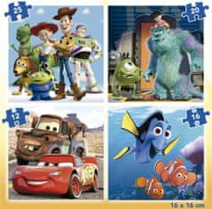 EDUCA Disney Pixar 4 az 1-ben puzzle (12,16,20,25 darab)