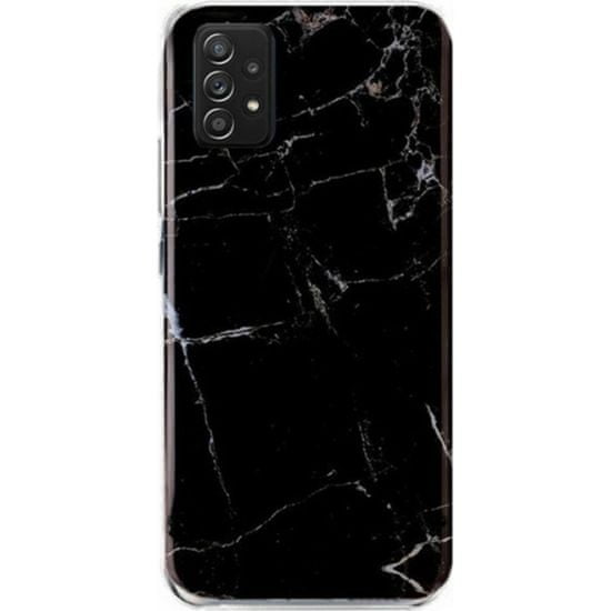 WOZINSKY Wozinsky Marble szilikon tok Samsung Galaxy A32 5G telefonhoz KP10075 fekete