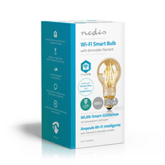 Nedis Intelligens Wi-Fi-s Izzószálas LED-lámpa E27 A60 5W 500lm (WIFILF10GDA60) (WIFILF10GDA60)