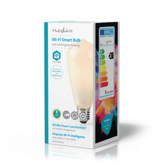 Nedis Intelligens Wi-Fi-s SmartLife LED izzó E27 ST64 5W 500lm (WIFILF11WTST64) (WIFILF11WTST64)