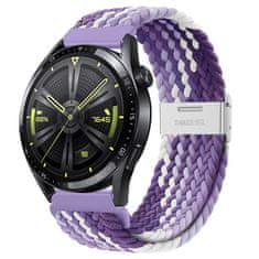 BStrap Elastic Nylon 2 szíj Samsung Galaxy Watch Active 2 40/44mm, grape