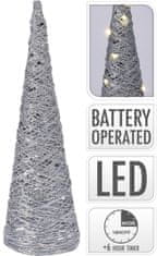 Világítás PYRAMIDA 40cm, 20LED időzítővel