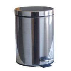 STREFA Rozsdamentes acél hulladékgyűjtő műanyag béléssel, 5l