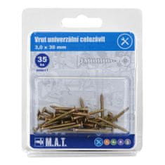 M.A.T Group un.all-menetes csavar 3,0x 30mm ZZ (35db)