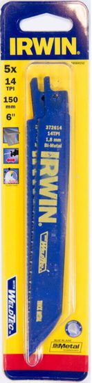 Irwin Fém fűrészlap kardfűrészhez 150mm/14TPI (5db)