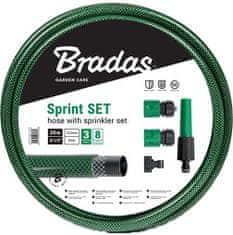 Bradas Tömlő SPRINT 1/2" (20m), átlátszatlan ZE + tartozékok