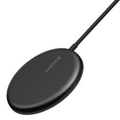 BASEUS Simple Mini vezeték nélküli töltő fekete (WXJK-F01) (WXJK-F01)