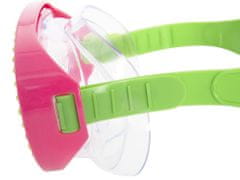 RAMIZ Búvárszemüveg gyerekeknek, Bestway, polikarbonát, UV szűrő, 16 x 10 x 3,5 cm, rózsaszín/zöld