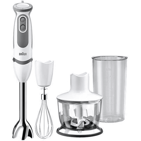 BRAUN MQ 3135 WH Sauce 0,5 L Merülő mixer 750 W Fekete, Fehér (MQ3135WH)