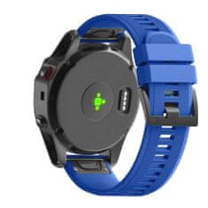 BStrap Silicone Acton szíj Garmin Fenix 5s / 5s Plus, dark blue