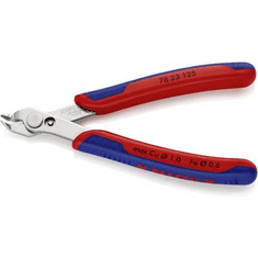 Knipex Elektronikai, finommechanikai hajlított fejű csípőfogó 125 mm Super-Knips 78 23 125 (78 23 125)