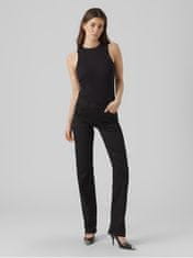 Vero Moda Női farmer VMDAF Straight Fit 10289169 Black (Méret L/34)