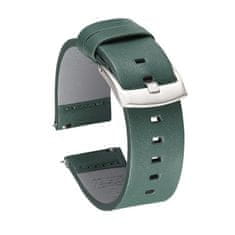 BStrap Fine Leather szíj Xiaomi Haylou Solar LS05, green