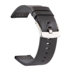 BStrap Fine Leather szíj Garmin Vivoactive 4s, black