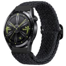 BStrap Braid Nylon szíj Samsung Galaxy Watch 3 45mm, black