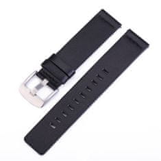 BStrap Fine Leather szíj Garmin Vivoactive 4s, black