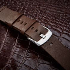 BStrap Fine Leather szíj Xiaomi Amazfit Bip, brown