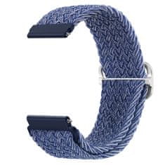 BStrap Braid Nylon szíj Huawei Watch GT 42mm, blue white