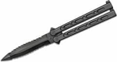 Cold Steel 92EAA FGX Balisong pillangós zsebkés 12,7 cm, teljesen fekete, Griv-Ex