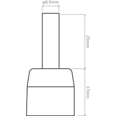 hőlégfúvó hegy 6.5 mm, hossza 37 mm (TPS-800HT2) (TPS-800HT2)