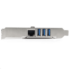 Startech StarTech.com 3x USB 3.0 + Gigabit Ethernet bővítő kártya PCIe (PEXUSB3S3GE) (PEXUSB3S3GE)