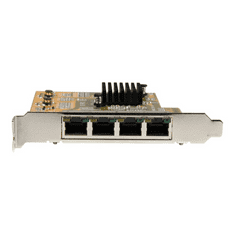 Startech StarTech.com 4 Port Gigabit NIC PCIe Network Card - Quad Port Adapter (ST1000SPEX43) - network adapter - PCIe - Gigabit Ethernet x 4 (ST1000SPEX43)