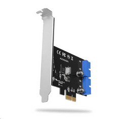 AXAGON 4x USB 3.2 Gen1 bővítő kártya PCIe (PCEU-034VL) (PCEU-034VL)