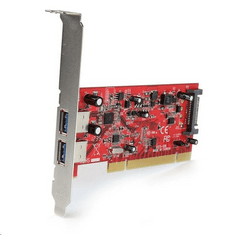 Startech StarTech.com 2x USB 3.0 bővítő kártya PCI (PCIUSB3S22) (PCIUSB3S22)