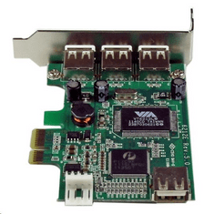 Startech StarTech.com 3+1x USB 2.0 bővítő kártya PCIe (PEXUSB4DP) (PEXUSB4DP)