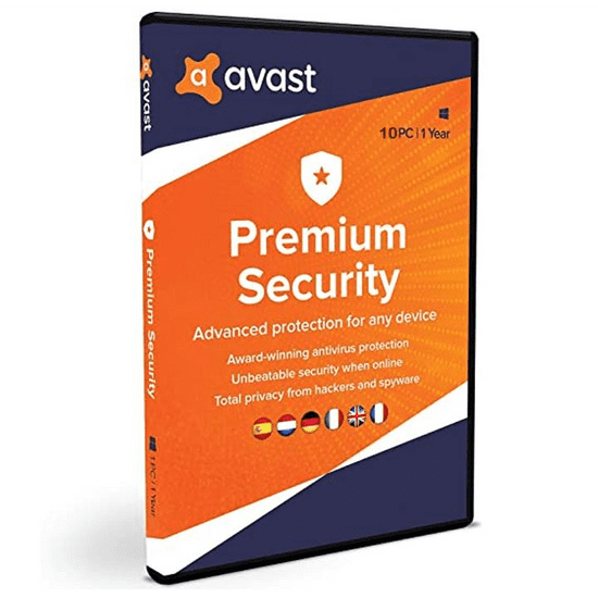 avast Premium Security - 10 eszköz / 2 év elektronikus licensz