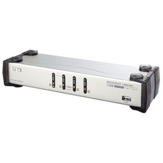 Aten KVM Switch USB VGA Dual-View + Audio, 4 port - CS1744 (CS1744C-AT)