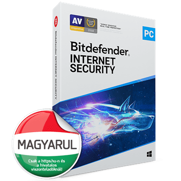 Bitdefender Internet Security - 5 eszköz / 1 év