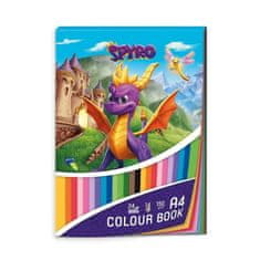 Színes papírtömb A4 - Spyro