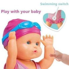 JOJOY® Úszó baba játék, vízálló, cserélhető fürdőruha | BUDDYSWIM BETTY