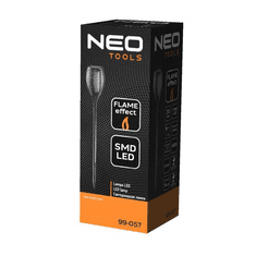 NEO TOOLS 99-057 Kerti lámpa napelemes SMD LED láng effektus 1W (99-057)