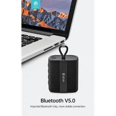 Devia vezeték nélküli bluetooth hangszóró - Devia Kintone Series Lanyard Speaker (O-A2) - fekete