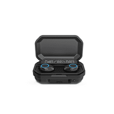 Devia TWS Bluetooth sztereó headset v5.1 + töltőtok - Joy A12 Series True Wireless Earphones with Charging Case - fekete (ST355158)