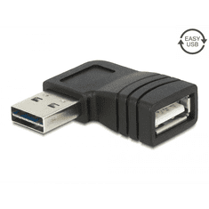 DELOCK EASY-USB 2.0-A apa > USB 2.0-A anya forgatott adapter (65522) (delock65522)