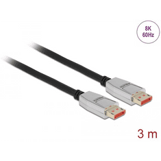 DELOCK DisplayPort kábel 8K 60Hz 3 m (87042) (d87042)