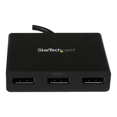 Startech StarTech.com 3 Port DisplayPort MST Hub - 4K 30Hz - DisplayPort to DisplayPort Multi Monitor Splitter for 3 DP Monitor Setup (MSTDP123DP) - video splitter - 3 ports (MSTDP123DP)