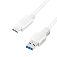 LogiLink Type-C - USB-A kábel fehér 0.5m (CU0173) (CU0173)