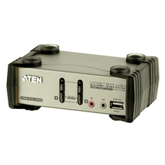 Aten KVM Switch USB VGA + Audio, 2 port - CS1732B (CS1732B-A7-G)