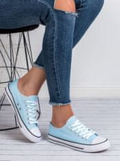 Amiatex Női tornacipő 36966 + Nőin zokni Gatta Calzino Strech, kék árnyalat, 38
