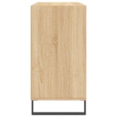 Greatstore sonoma-tölgyszínű szerelt fa tálalószekrény 103,5 x 35 x 70 cm
